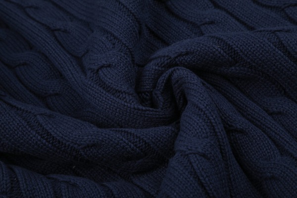 R@lph Lauren V‑Neck Cable‑Knit Preppy Style Pullover Sweater
