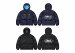 Corteiz Waterproof Zip‑Up Stand‑Collar Printed Padded Jacket #8116