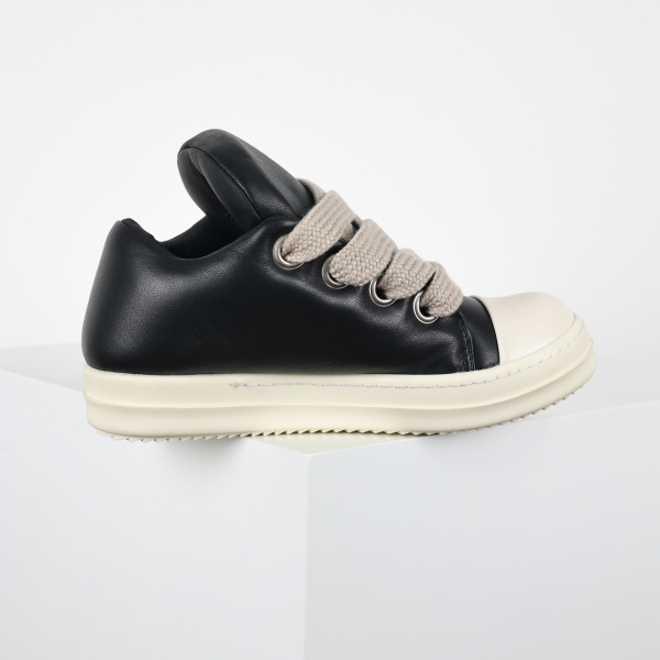 R!ck 0wens Jumbo lace-up padded Black Sneaker