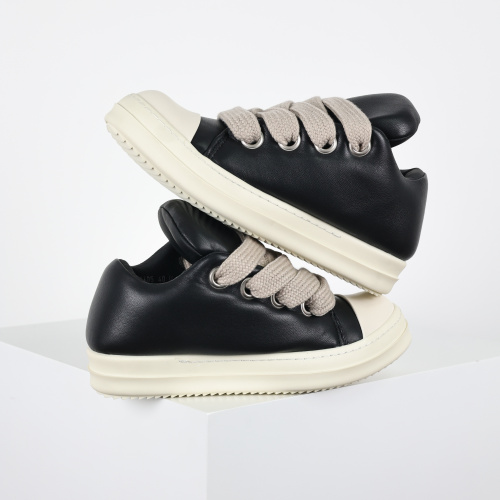 R!ck 0wens Jumbo lace-up padded Black Sneaker
