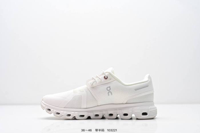 On Cloud 6 Triple White