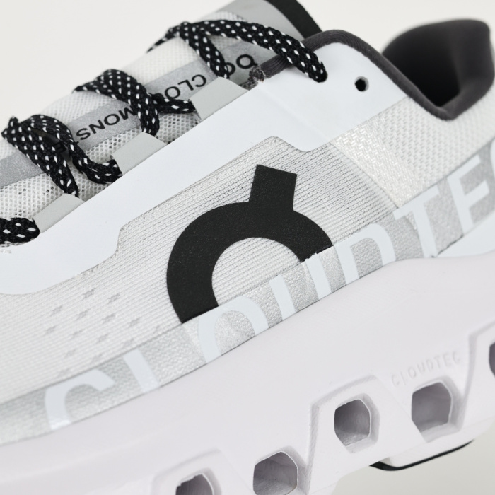 On Running Cloudmonster White Black