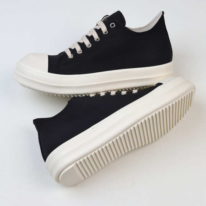 R!ck Owens DRKSHDW Black Denim Low