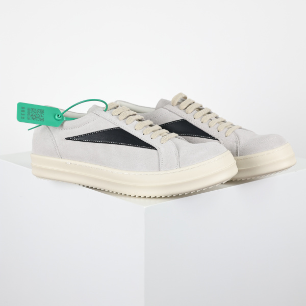 R!ck Owens Luxor Suede Vintage ‘Milk White Black’