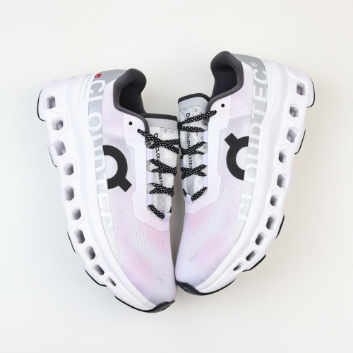 On Running Cloudmonster White/Purple