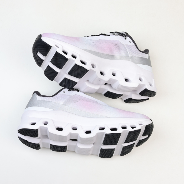 On Running Cloudmonster White/Purple