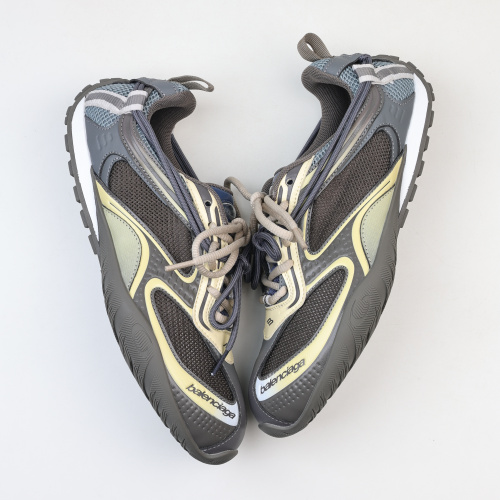 Balenciag* Radar Gradient Lines Brown Blue Yellow