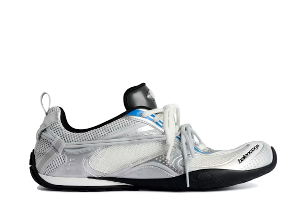 Balenciag* Radar Gradient Lines White Grey Silver