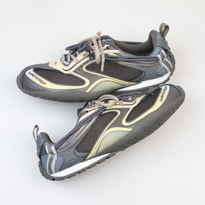 Balenciag* Radar Gradient Lines Brown Blue Yellow