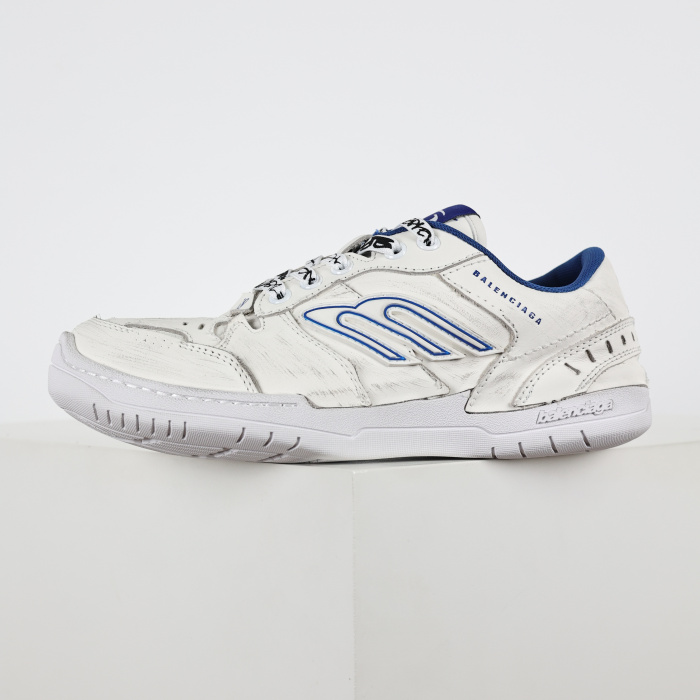 Balenciag* Hamptons Worn-Out White Dark Blue