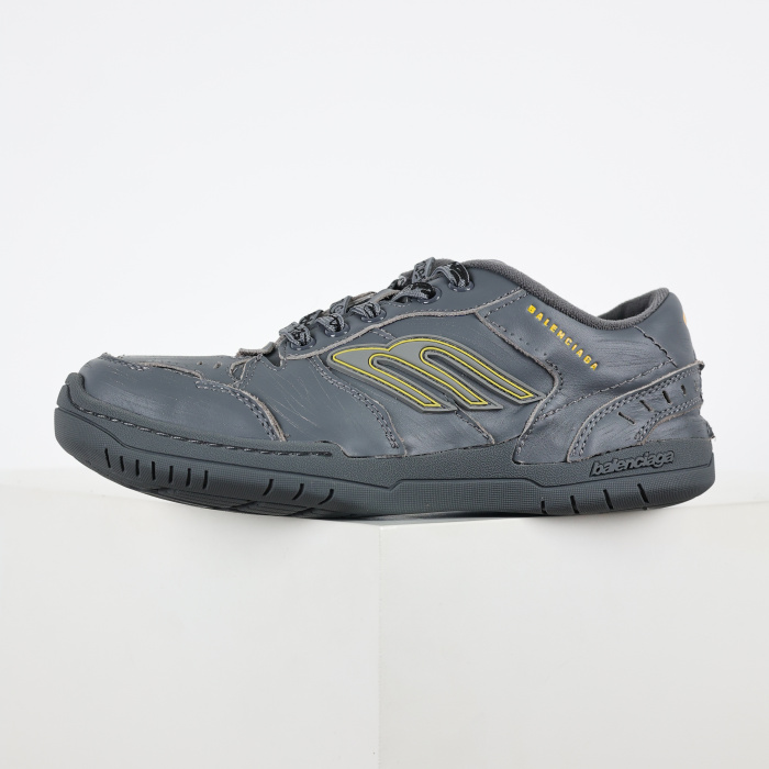 Balenciag* Hamptons Sneaker Worn-Out Grey Yellow