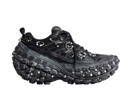 Balenciag* Defender With Piercings Black