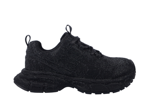 Balenciag* 3XL Rhinestone Sneakers Black