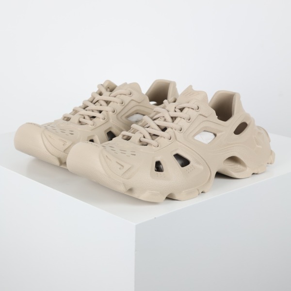 Balenciag* HD Caged Lace Up Taupe