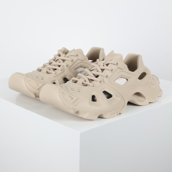 Balenciag* HD Caged Lace Up Taupe