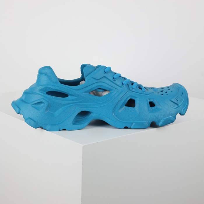 Balenciag* HD Cut-out Molded Rubber  Blue