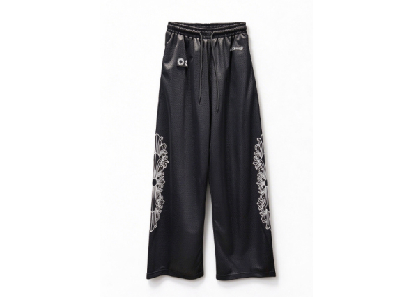 Chrome Hearts Limited Edition Graphic Mesh Wide Leg Pants