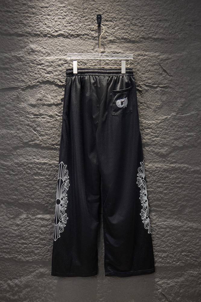 Chrome Hearts Limited Edition Graphic Mesh Wide Leg Pants