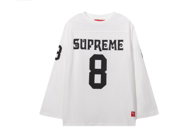 Supreme No.8 Print Long Sleeve Hoodie