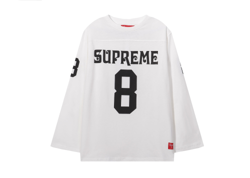 Supreme No.8 Print Long Sleeve Hoodie