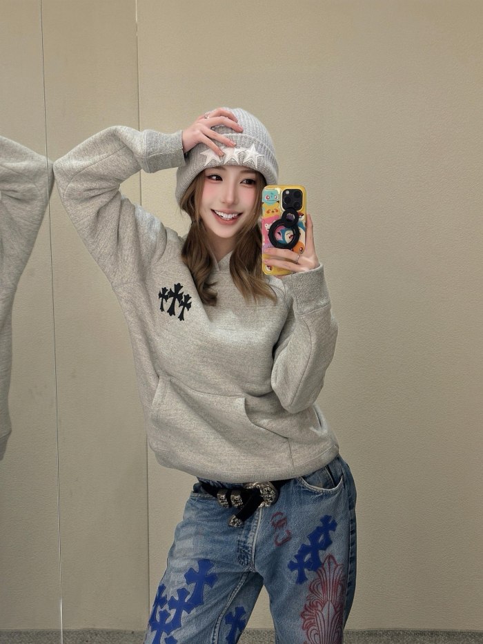 Chrome Hearts Cross Logo Pullover Hoodie