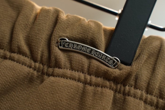 Chrome Hearts Embroidered Casual Straight-Leg Pants
