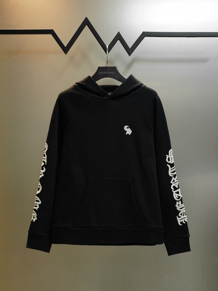 Chrome Hearts Embroidered Casual Hoodie