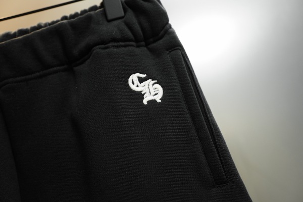 Chrome Hearts Embroidered Casual Straight-Leg Pants