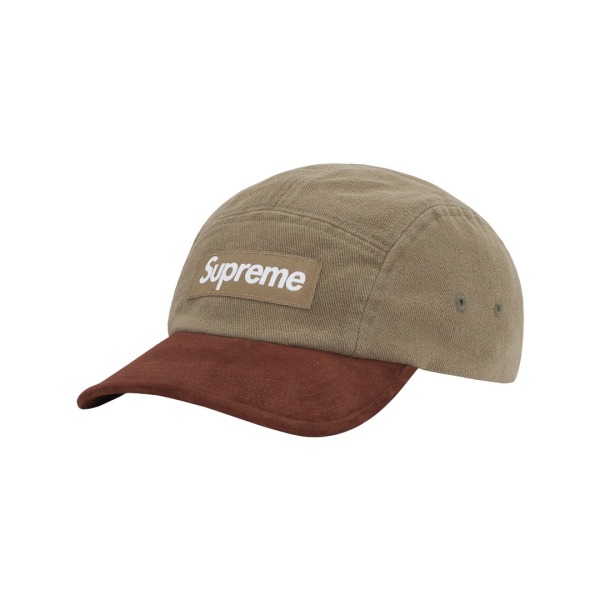 Supreme 23ss SUEDE VISOR CAMP CAP