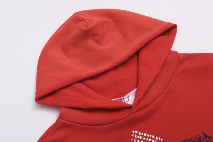 Paly Hollywood Heavyweight Garment-Washed Rhinestone Hoodie