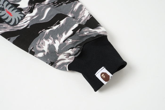 BAPE Tiger Camo Shark Full Zip Hoodie