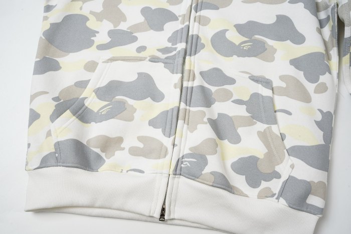 BAPE Classic Camo Shark (Double Hood) Full Zip Hoodie