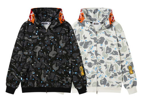 BAPE Galaxy Camo Shark  Full Zip Hoodie