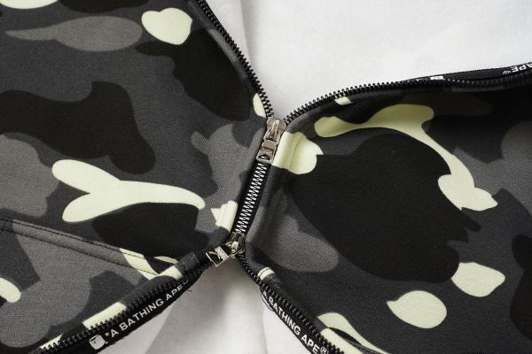 BAPE Classic Camo Shark Hoodie (Single Hood) Full Zip Hoodie