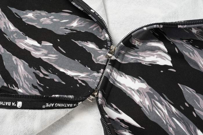 BAPE Tiger Camo Shark Full Zip Hoodie
