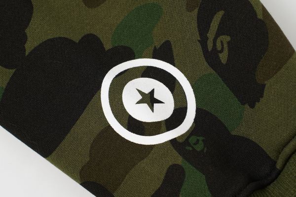 BAPE Classic Camo Shark (Double Hood) Full Zip Hoodie