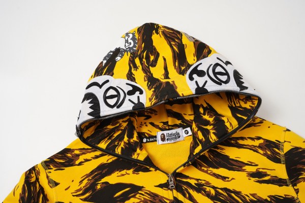 BAPE Tiger Camo Shark Full Zip Hoodie