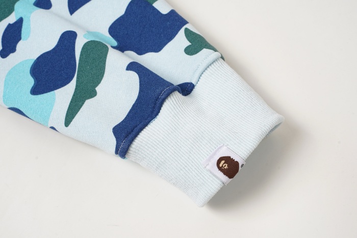 BAPE Classic Camo Shark Hoodie (Single Hood) Full Zip Hoodie