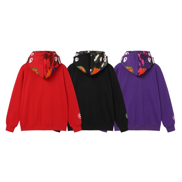 BAPE Classic Camo Shark Hoodie (Double Hood)