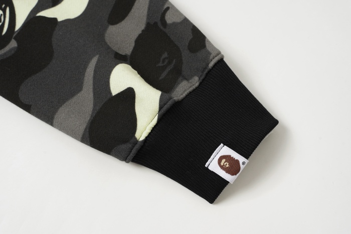 BAPE Classic Camo Shark (Double Hood) Full Zip Hoodie