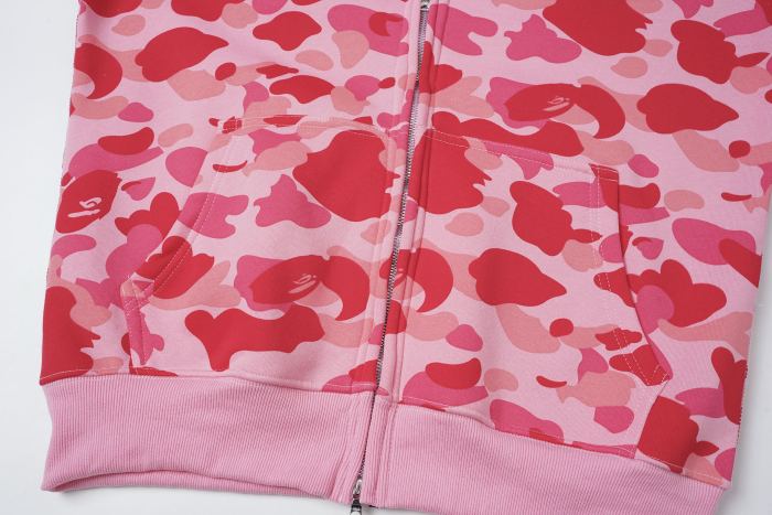 BAPE Classic Camo Shark Hoodie (Single Hood) Full Zip Hoodie