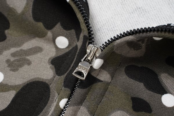 BAPE Polka dot Shark Full Zip Hoodie