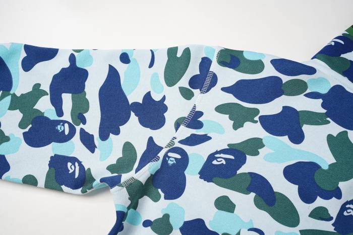 BAPE Classic Camo Shark Hoodie (Single Hood) Full Zip Hoodie