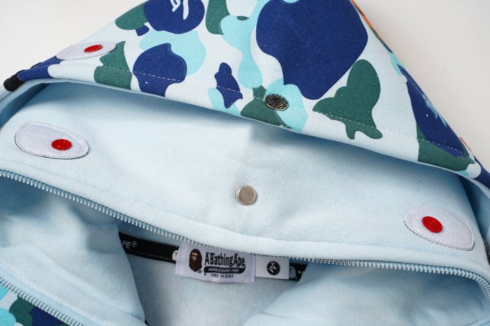 BAPE Classic Camo Shark (Double Hood) Full Zip Hoodie