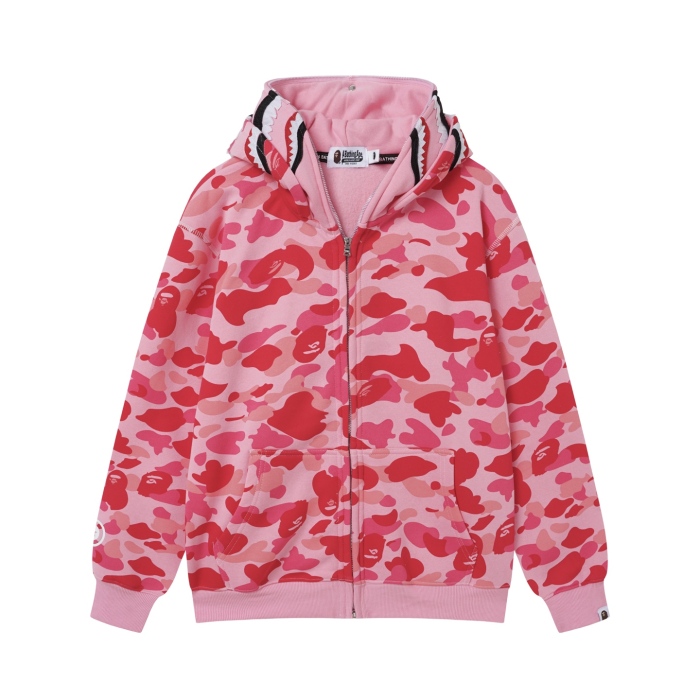 BAPE Classic Camo Shark (Double Hood) Full Zip Hoodie