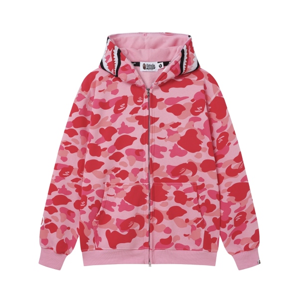 BAPE Classic Camo Shark Hoodie (Single Hood) Full Zip Hoodie