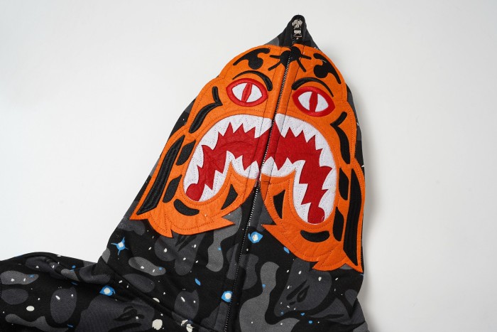 BAPE Galaxy Camo Shark  Full Zip Hoodie
