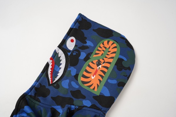 BAPE Classic Camo Shark Hoodie (Single Hood) Full Zip Hoodie