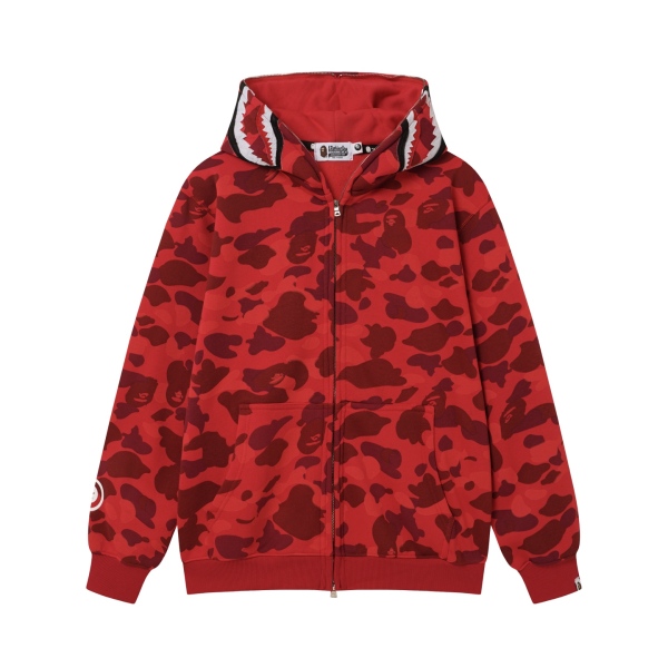 BAPE Classic Camo Shark Hoodie (Single Hood) Full Zip Hoodie