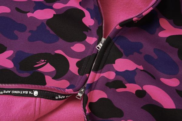 BAPE Classic Camo Shark (Double Hood) Full Zip Hoodie